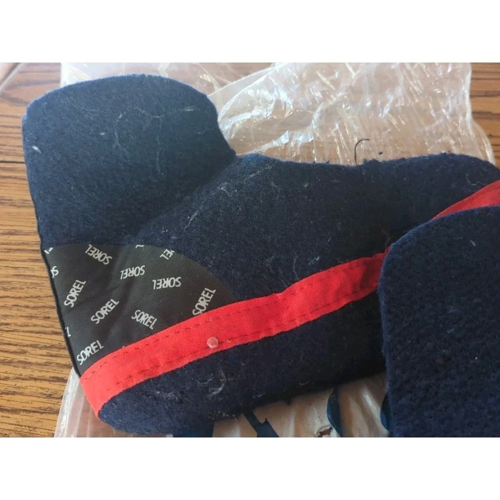 Vintage Sorel Kaufman Canada Genuine Boot Wool Replacement Liner Sock Youth‎ 6